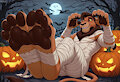 [AI] Halloween Kovu Feets!! by MajorLionhunk