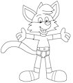 Undies Cat Pose Base