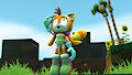 Sonic Fankids: Aqua “Puffy” the Raccoon
