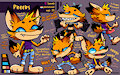 Pheebs the Fox: Ref Sheet by KAZOKO