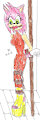 CATSUIT BONDAGE Amy Rose of Sonic the Hedgehog by Godzilla713