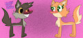 Feral Mr. Wolf X Diane Foxington