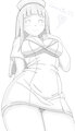 Hinata Hyuga Nurse Costume by LemLim22