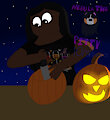 Halloween: Princess carving pumpkins