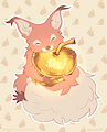 Golden acorn by Elronya