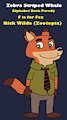 Zebra Striped Whale Alphabet Book Parody: Nick Wilde (Zootopia)