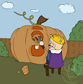 King Cheeb Carves A Pumpkina by ShadeofRae