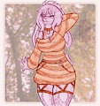 Stripey Orange Outfit Meme