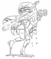 Slime echinda girl by Sammythefirehedgehog