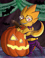 Chibi Halloween Alphys