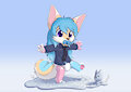 Snowy day by OyenOrangeCat