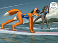 [C] Jasmine's Surfing Lesson by MykeGreywolf