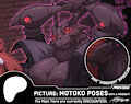 [Preview] Motoko poses (with a friend??) by aFurreak