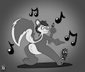 Dancing EricSkunk by lokuzdudelz