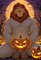 [AI] Halloween Mufasa!! by MajorLionhunk