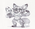 Inktober 2025 Day 12: Shredded by KitsuNess