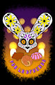 Dia de los muertos design available on stickypaws! by Cake