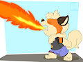 Flamethrower practice! by Rethex