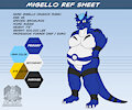 Migello Ref Sheet by Domafox