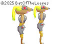 Cyborg Mole Lady Goldendove Scaled Down