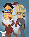 Two Sexy Lady Pirates