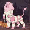 [AI] Halloween Lion Taur!! by MajorLionhunk
