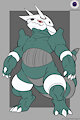 Shiny Anthro Aggron Adopt-CLOSED