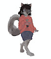 Ashley the Wolf Character Write up! by BlueEm