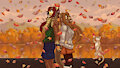 Fall Couple | Pan Animation by DarkNurse