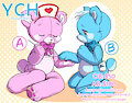 Plushie Mending [YCH] by Saucy