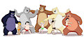 5 bears and boys danced by vasan