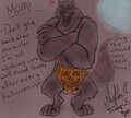 A Werewolf in Diapers by RhythmCHusky94