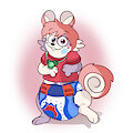 Marshy chibi by Runt (Art Trade) by BurstClouds