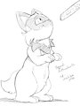 Sketch 436 - Sprigatito by WinickLim
