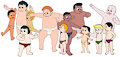 Wrestlers sumo danced