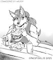 [COMMISSION] Cheat Day by CanisFidelis