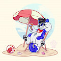 🏖️ Beach Day Pooltoy YCH for Jetskee🏖️ by henryjdoe