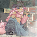 ִֶָ𓂃 ࣪˖ ִֶָ🐇་༘࿐ Edgy bun by acomfyblanket