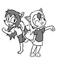 Amelia & Anthea Bluey Dances by thekzx