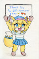 100 Followers Special: Thank you! by KitsuNess