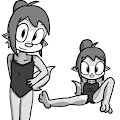Izzy in a Leotard by thekzx