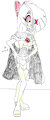 HOUSE OF HORRORS 25 Vaggie as Marvel's White Queen by Godzilla713