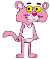 Pink Panther as Plucky Duck