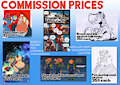 COMMISSION PRICES