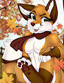 Autumn Weather Vixen by StellaKittyArt