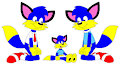Baby Alex the Fox and his Parents by CartoonFoxArt2002