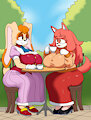Tea Time with the Ladies 🍵🐰 by Scrubbyboi