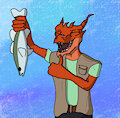 It's a big catch to him by Cronkle