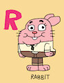 R is for Rabbit #1 (My Version) - Richard Watterson