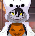 the lil ghost Genko by joykill